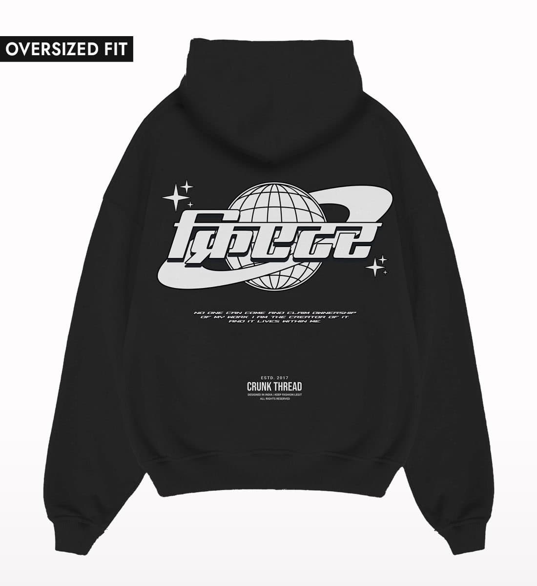 Creator Hindi Y2k Oversized Hoodie