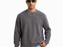 Waffle Knit Full Sleeve Oversized T-shirt