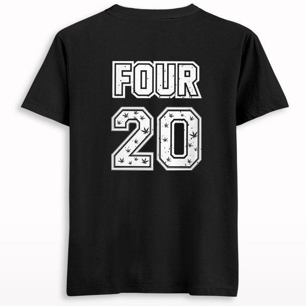 420 Back Side Printed T-shirt - Crunk Thread
