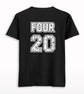 420 Back Side Printed T-shirt