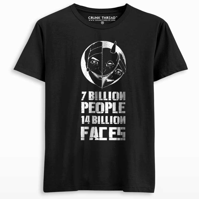 seven billion people forteen billion faces