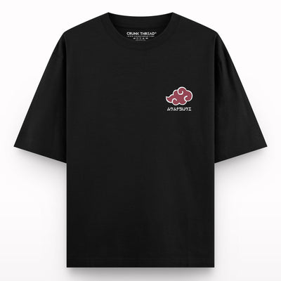 AKATSUKI-FRONT-OVERSIZED-T-SHIRT - Crunk Thread