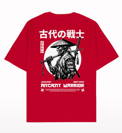 Samurai Ancient Warrior Oversized T-shirt - Crunk Thread