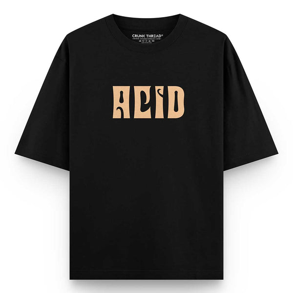 Acid-Trippy-Oversized-T-shirt-front - Crunk Thread