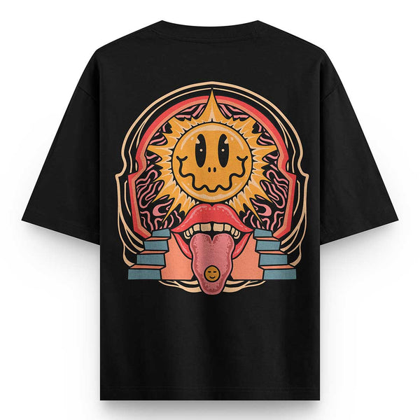 Acid-Trippy-Oversized-T-shirt - Crunk Thread