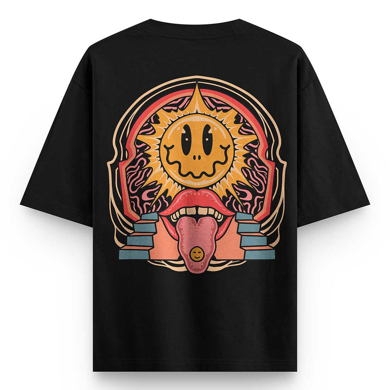 Acid-Trippy-Oversized-T-shirt - Crunk Thread