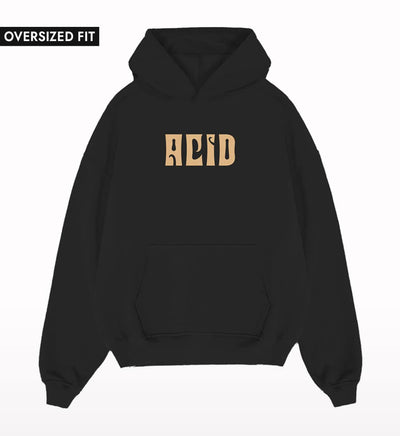 Acid Trippy Oversized Hoodie - Crunk Thread