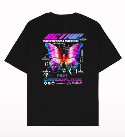Active Memory Mode Y2k Oversized T-shirt - Crunk Thread