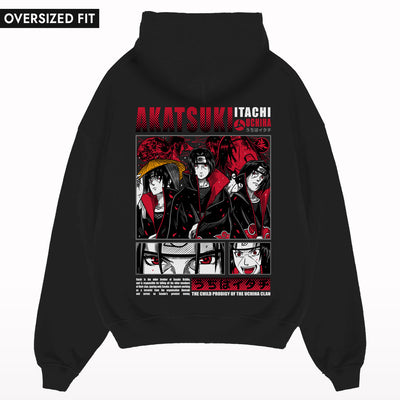 Akatsuki-Itachi-back-oversized-hoodie - Crunk Thread