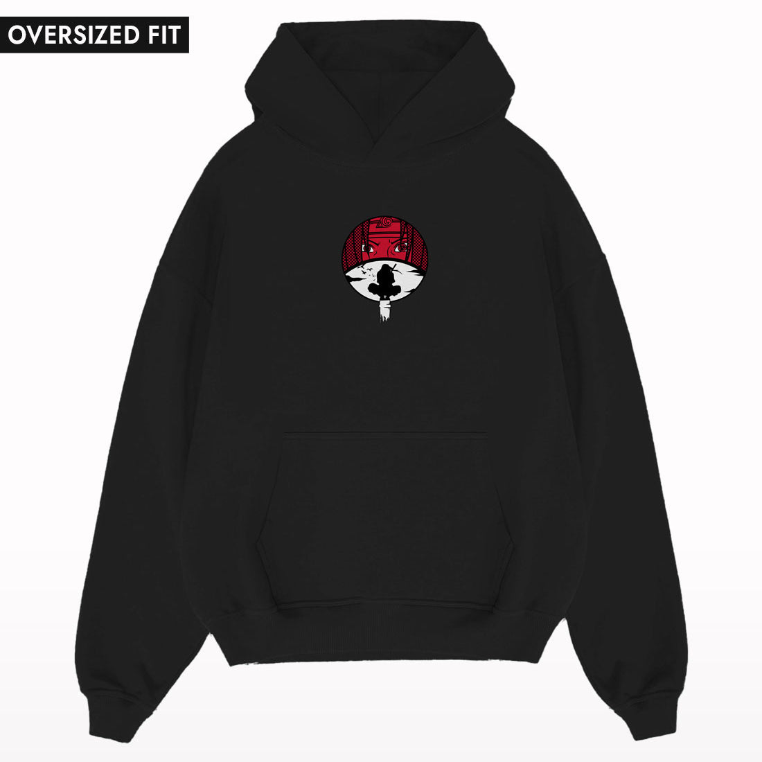 Akatsuki-Itachi-front-oversized-hoodie - Crunk Thread