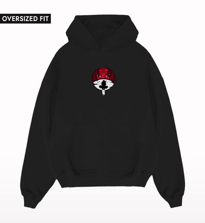 Akatsuki-Itachi-front-oversized-hoodie - Crunk Thread