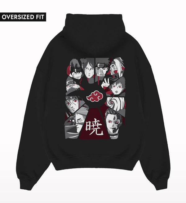 Akatsuki Group Anime Oversized Hoodie