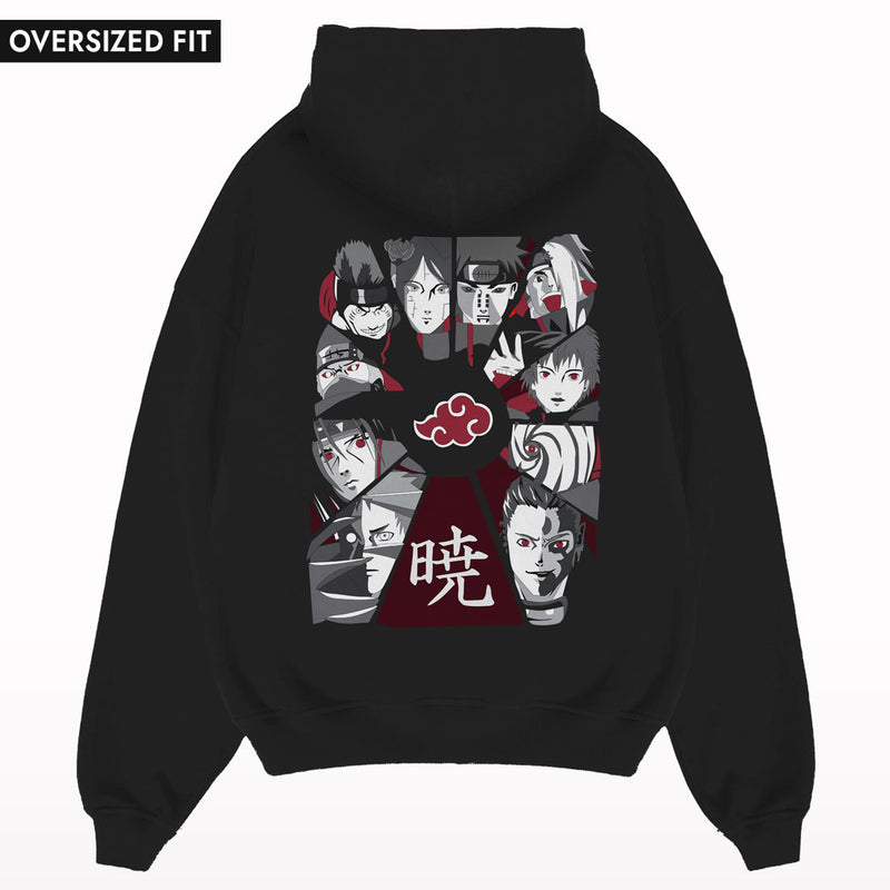 Akatsuki Group Anime Oversized Hoodie