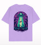 Alien Abduction Oversized T-shirt Lavender