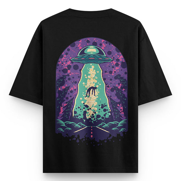 Alien-abduction-oversized-t-shirt - Crunk Thread