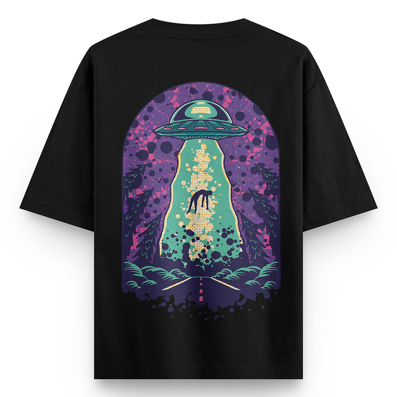 Alien-abduction-oversized-t-shirt - Crunk Thread
