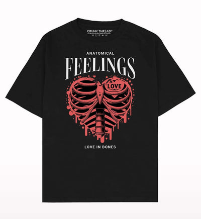 Anatomical Feelings Oversized T-shirt - Crunk Thread