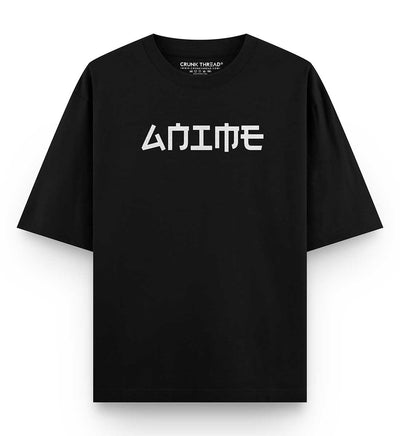 Anime Front and Back Oversized Printed T-shirt