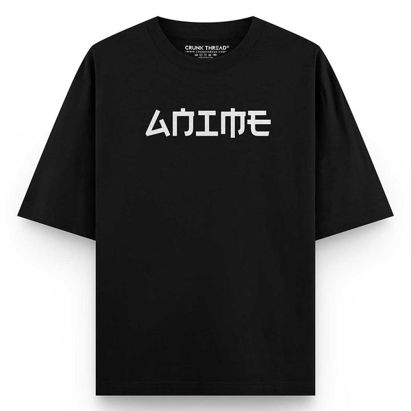 Anime-oversized-t-shirt-front - Crunk Thread