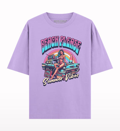 Beach Please Oversized T-shirt - Crunk Thread