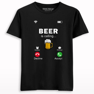 Beer Is Calling T-shirt - Crunk Thread