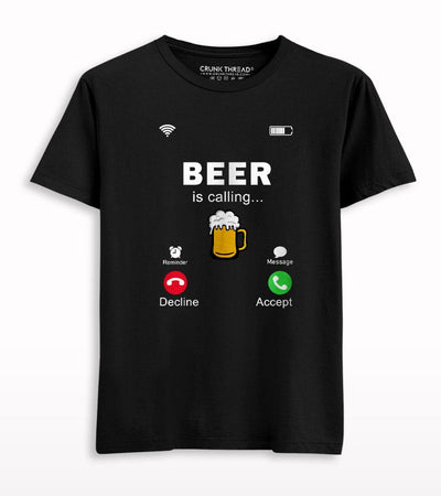 Beer Is Calling T-shirt - Crunk Thread