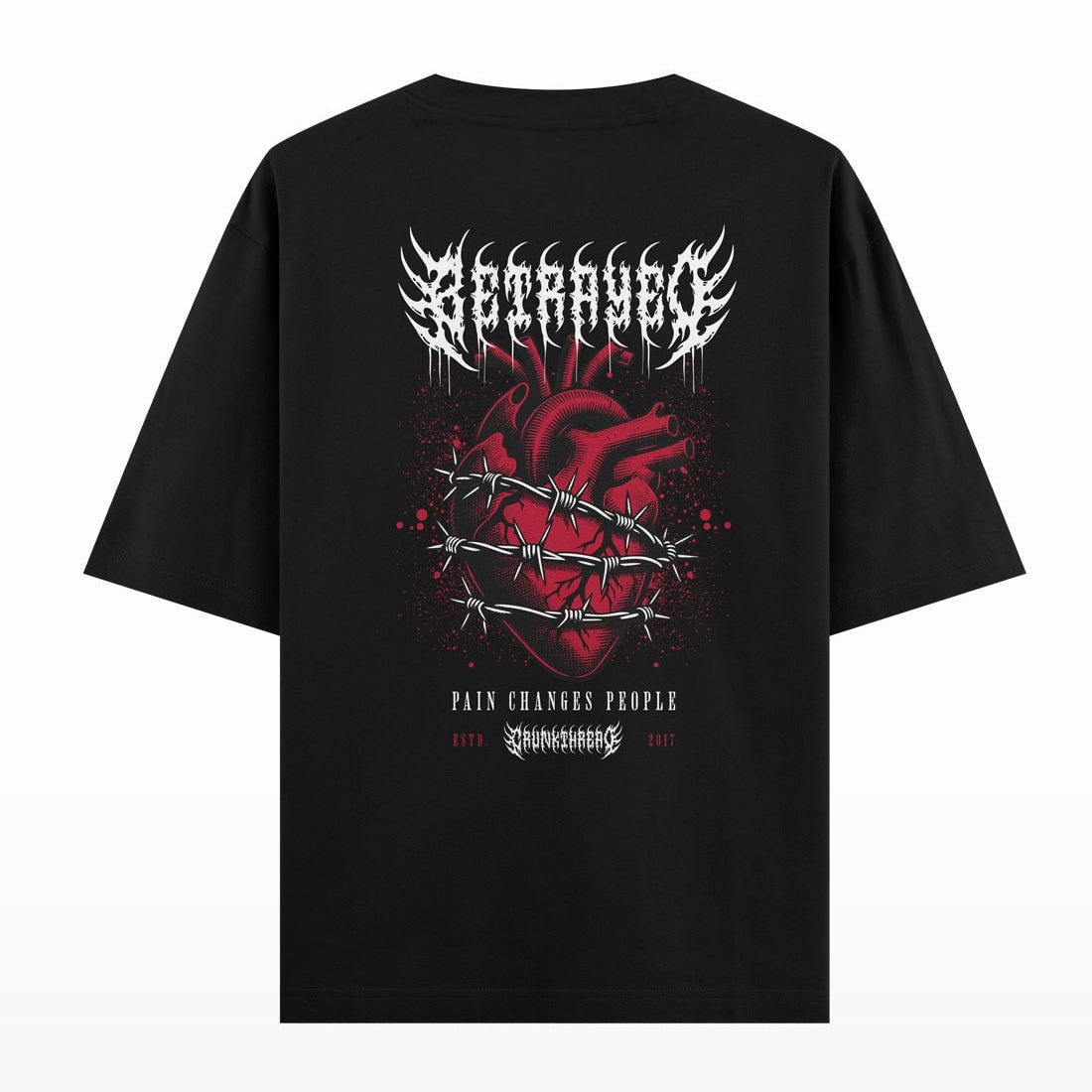 Betrayed Oversized T-shirt - Crunk Thread