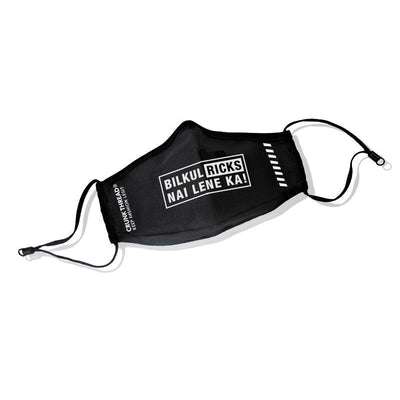 Bilkul Ricks Nai Lene Ka Printed Mask - Crunk Thread