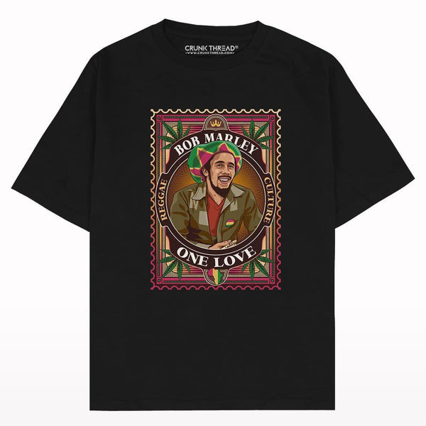 Bob Marley One Love Oversized T-shirt - Crunk Thread