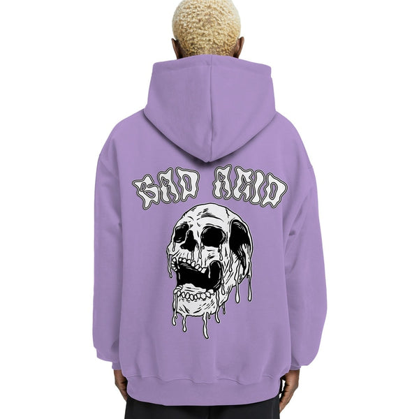 Bad Acid Relaxed Drop Shoulder Hoodie - Crunk Thread