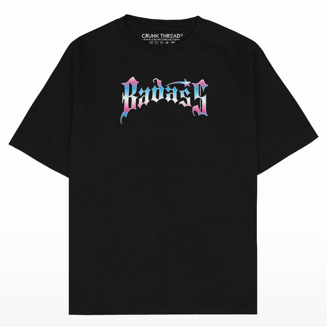 Badass Anime Oversized T-shirt - Crunk Thread
