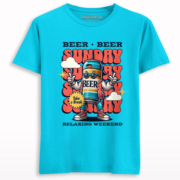 Sunday Beer-Day T-shirt - Crunk Thread