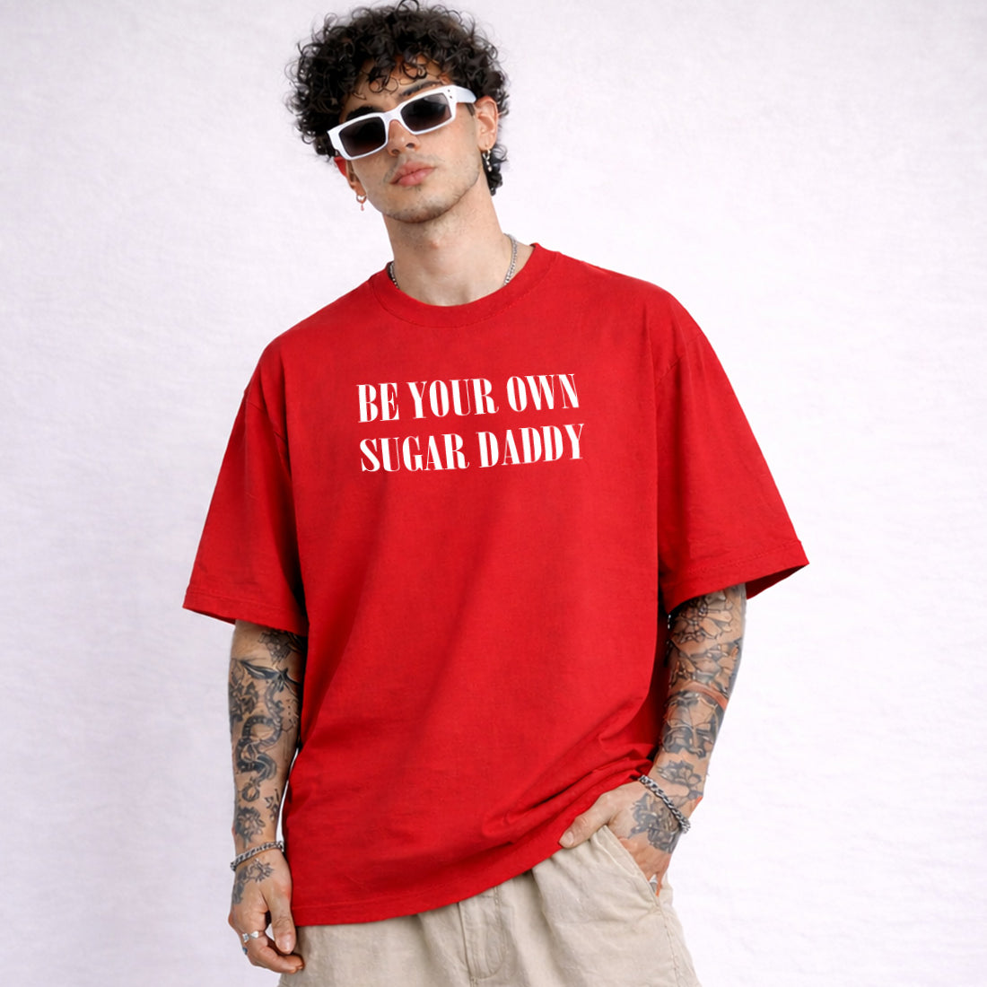 Be your own sugar daddy Oversized T-shirt Crunk Thread Streetwear India