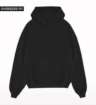 Plain Oversized Hoodie - Crunk Thread