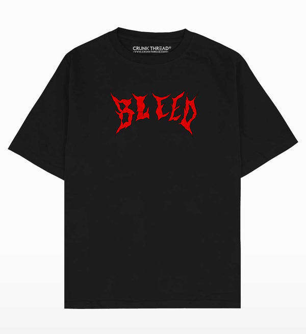 Crunk Thread Bleed Oversized T-shirt