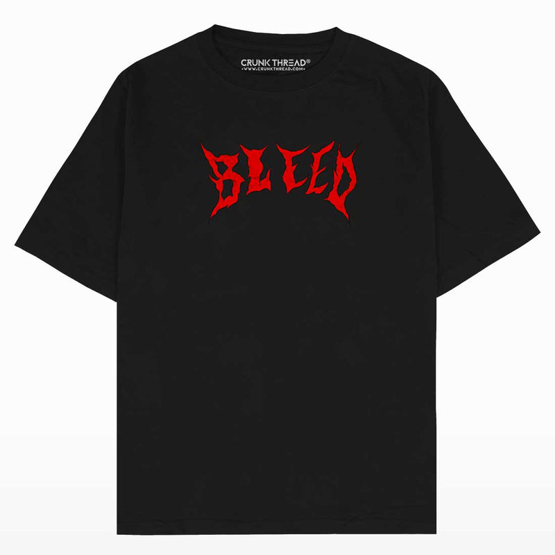 Crunk Thread Bleed Oversized T-shirt