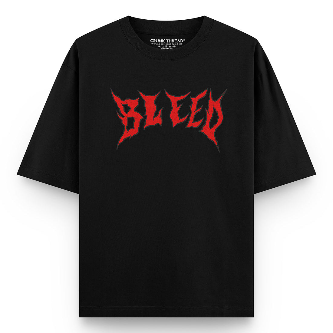 Crunk Thread Bleed Oversized T-shirt