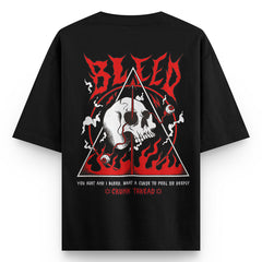 Crunk Thread Bleed Oversized T-shirt