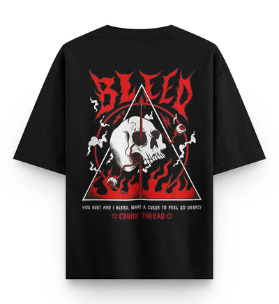 Crunk Thread Bleed Oversized T-shirt