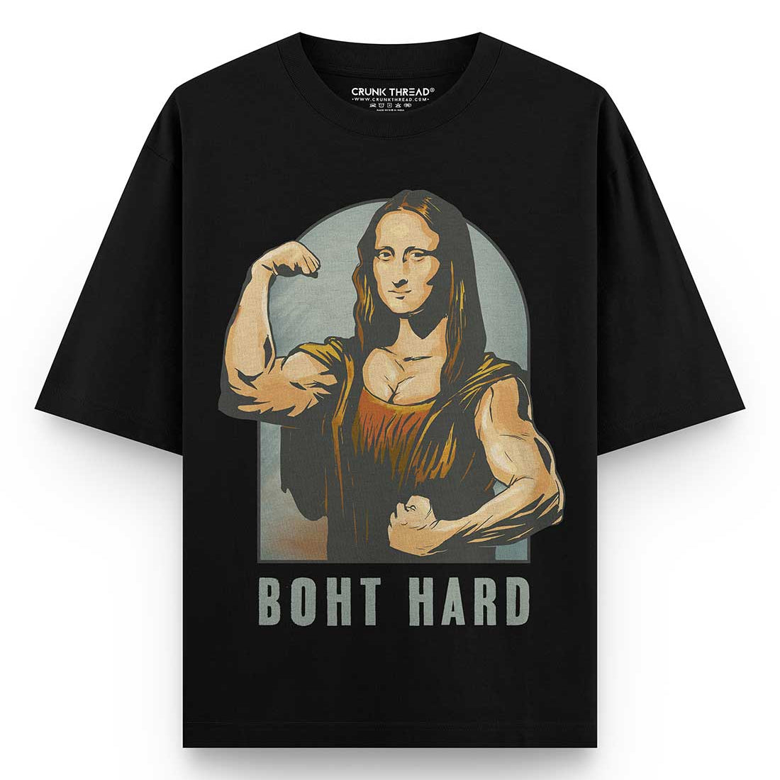 Mona Lisa Boht Hard Oversized T-shirt