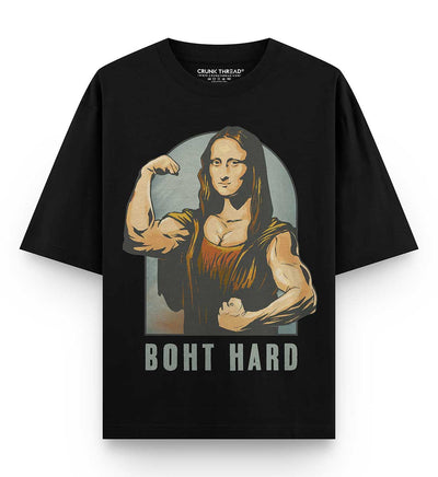 Mona Lisa Boht Hard Oversized T-shirt