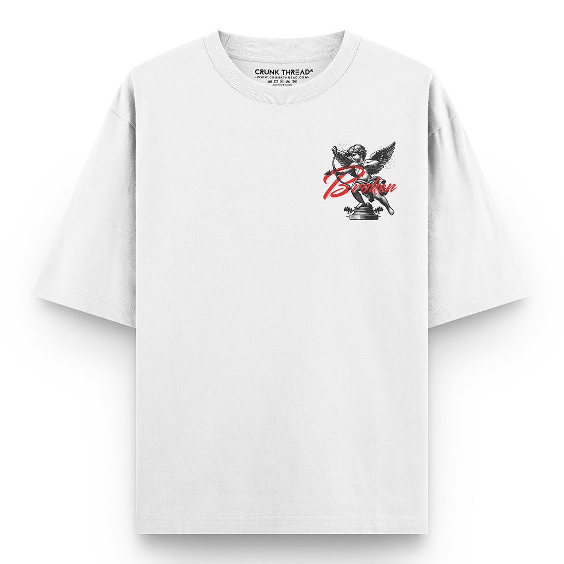 Broken Hate Love Oversized T-shirt