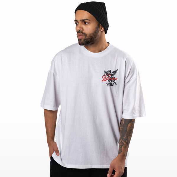 Broken Hate Love Oversized T-shirt - Crunk Thread