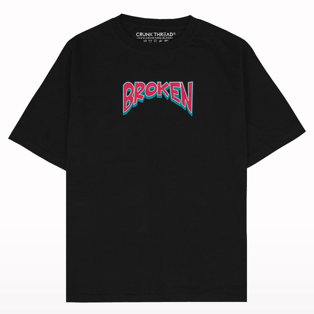 Broken Oversized T-shirt - Crunk Thread