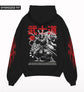 Bushido Tiger Sleeve Printed Oversized Hoodie.