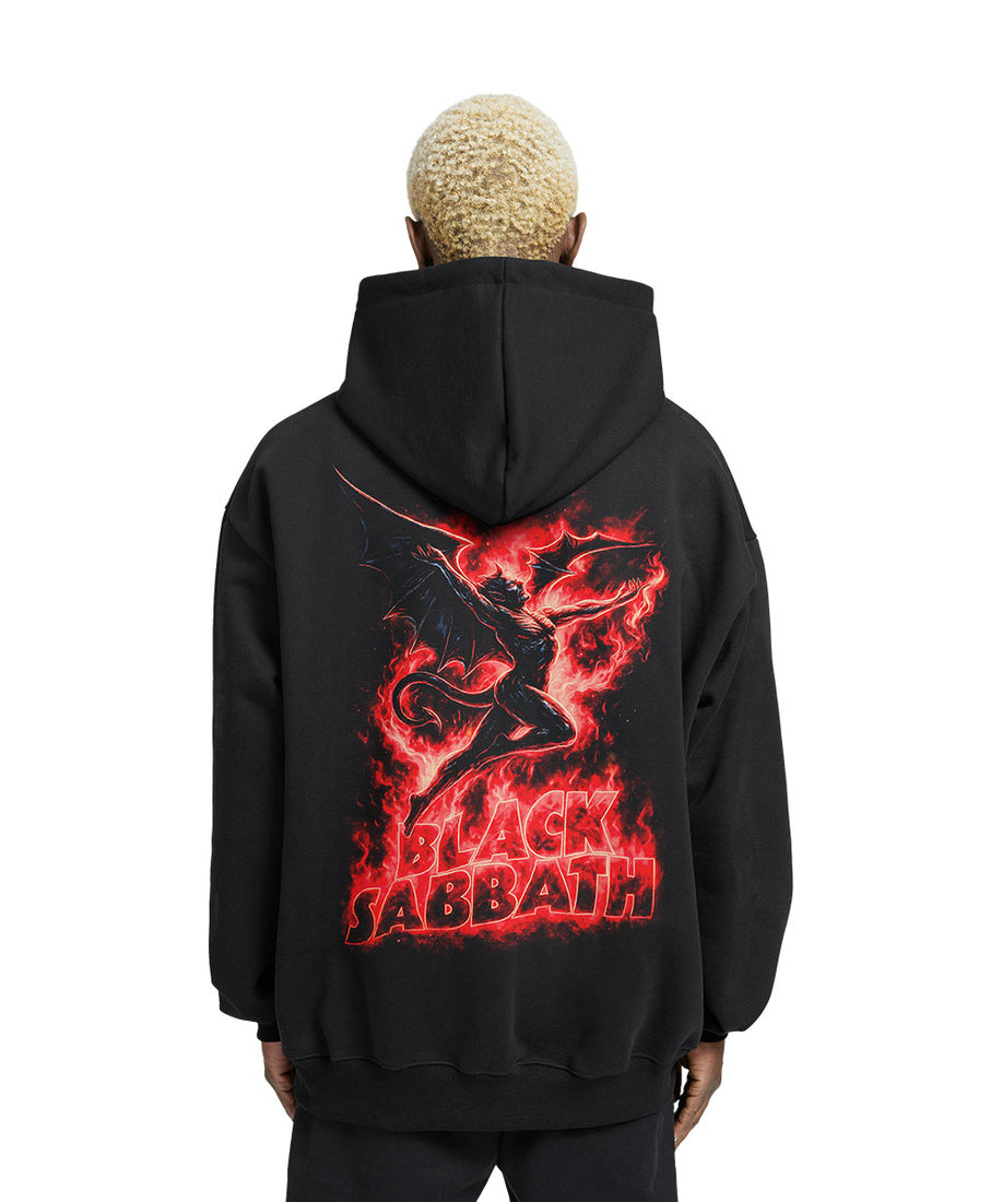 Burning-satan-back-relaxed-hoodie - Crunk Thread
