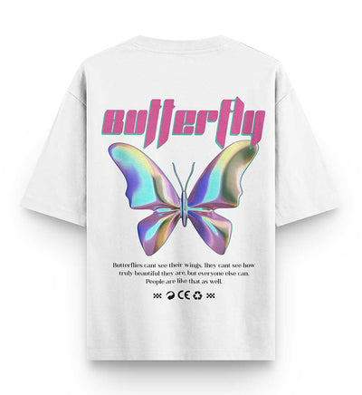 Butterfly Y2k Graphic Oversized T-shirt