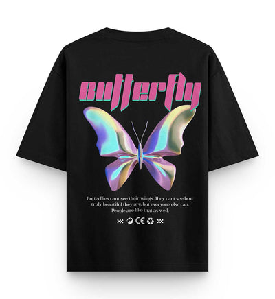 Butterfly Y2k Graphic Oversized T-shirt