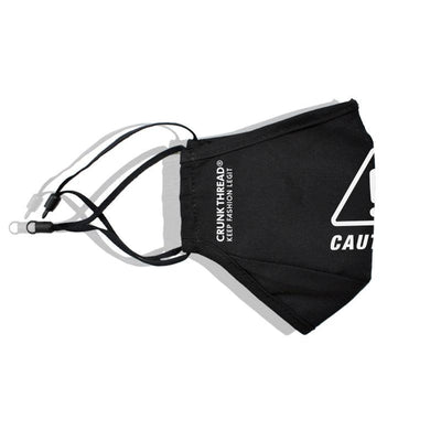 Caution Icon Printed Mask - Crunk Thread