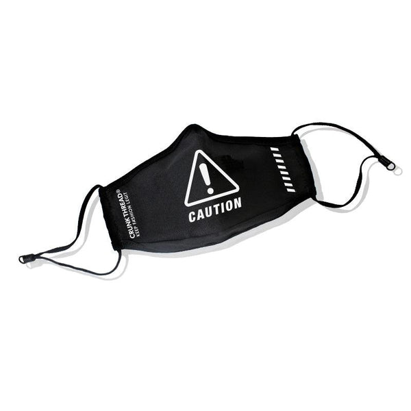 Caution Icon Printed Mask - Crunk Thread